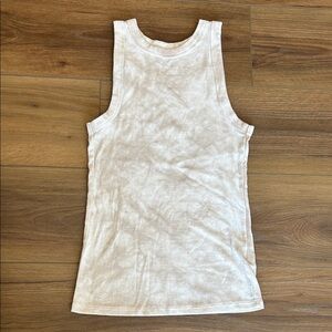Cream Sleeveless Tank Top